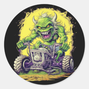 PEGATINA redondo MOTOR MONSTER