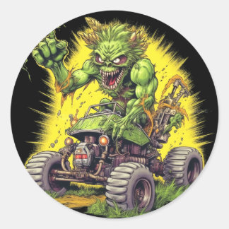 PEGATINA redondo MOTOR MONSTER