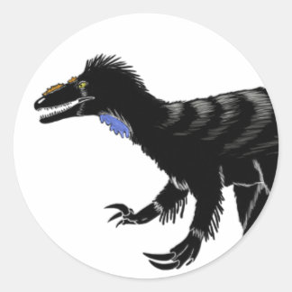 Pegatina redondo pequeño de Lightning Claw