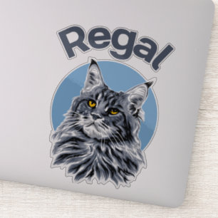 Pegatina Regal. Explorar los muchos estados de ánimo del ga