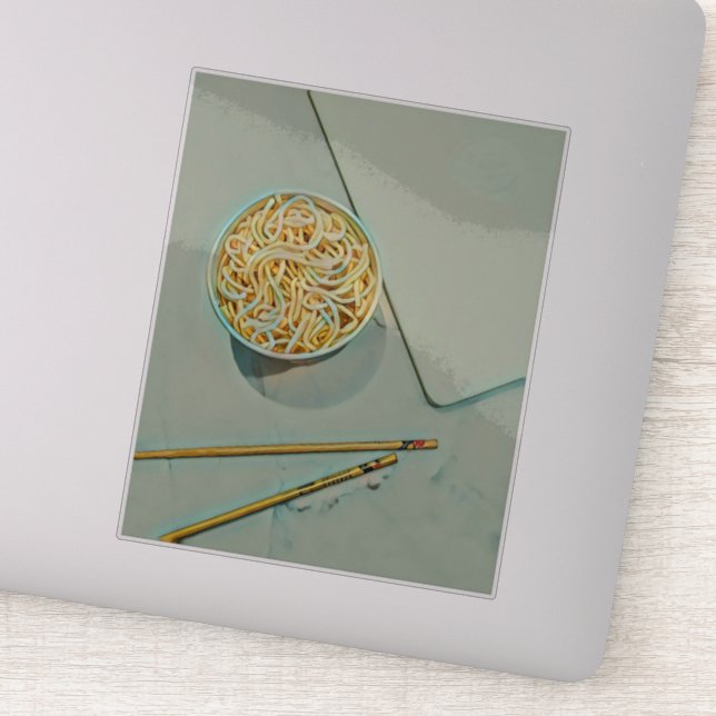 Pegatina Regalo de amante de Ramen (Detalle)