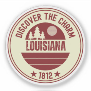 Pegatina Regalo de amor de Louisiana - Regalo de la región