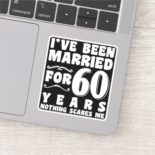 Pegatina Regalo de compromiso después de 60 años de casados