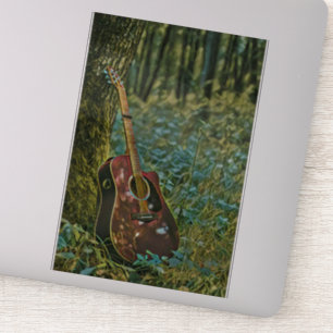 Pegatina Regalo de cumpleaños de Guitariano