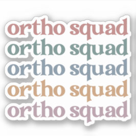 Pegatina Regalo de enfermería ortodoncia ortodoncia ortodox