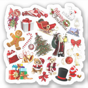 Pegatina Regalo de la alegría del día de fiesta del colla