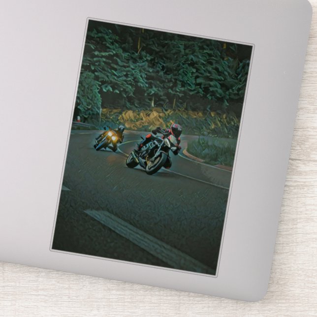 Pegatina Regalo de motocicleta (Detalle)