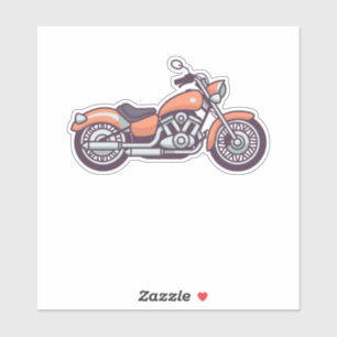 Pegatina Regalo de motocicleta de motociclismo retro de vin