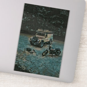 Pegatina Regalo de motocicleta retro