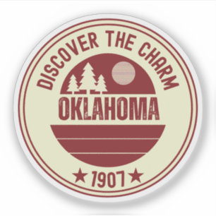 Pegatina Regalo de Oklahoma Sooners State - OK