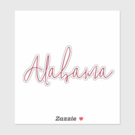 Pegatina Regalo de recuerdo de viaje por Alabama