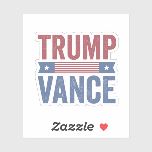 Pegatina Regalo del voto por elección republicano-estadouni (Hoja)