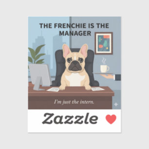Pegatina Regalo divertido para mamá de Frenchie con humor d