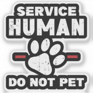 Pegatina Regalo para amante de perros divertido No acaricia