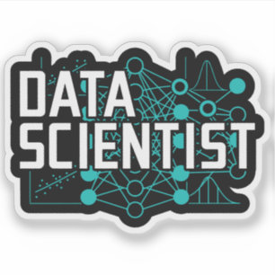 Pegatina Regalo para científico de datos analista de datos