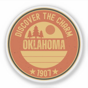 Pegatina Regalo para el estado de Oklahoma Sooners - OK