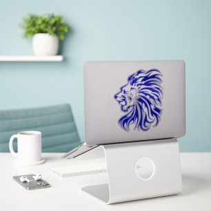 Pegatina Regalo para los amantes de los leones, león rey de