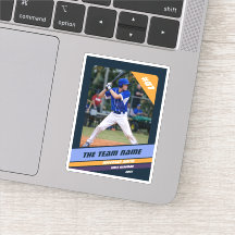 Regalo personalizado para jugador de béisbol azul