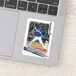 Pegatina Regalo personalizado para jugador de béisbol en az