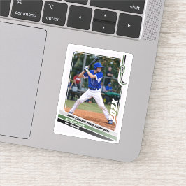 Pegatina Regalo personalizado para jugador de béisbol en ve