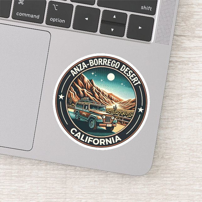Pegatina Regalos de Anza-Borrego Desert State Park Californ (Detalle)