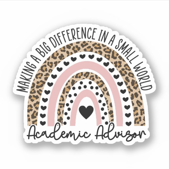 Pegatina Regalos de Asesor Académico (Anverso)