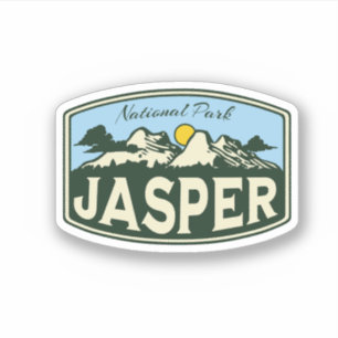 Pegatina Regalos de Jasper National Park Alberta Canadá