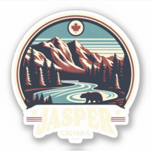 Pegatina Regalos de Jasper National Park Alberta Canadá