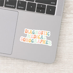 Pegatina Regalos de sonógrafo médico de diagnóstico