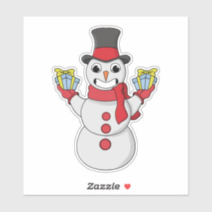 Pegatina Regalos para ti de Snowman