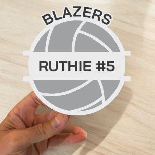 Pegatina Regalos personalizados para equipo de voleibol Vol