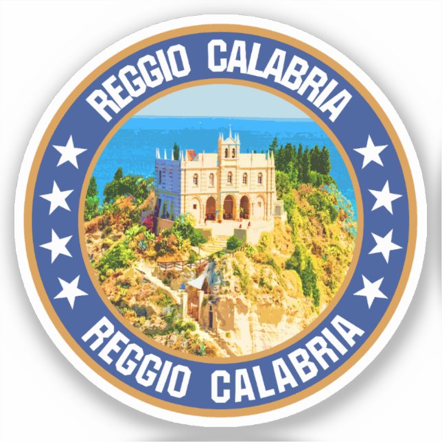 Pegatina Reggio Calabria (Anverso)