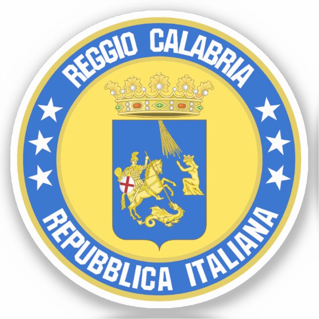 Pegatina Reggio Calabria (Anverso)