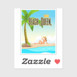 Pegatina reina de la voz