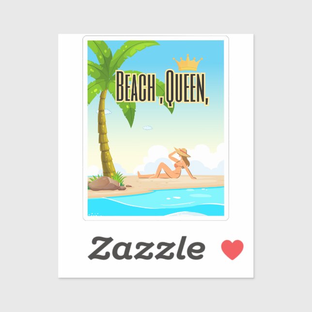 Pegatina reina de la voz (Hoja)