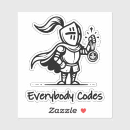 Pegatina Reino de Algoritmia Personalizado-Pegatina de Vini