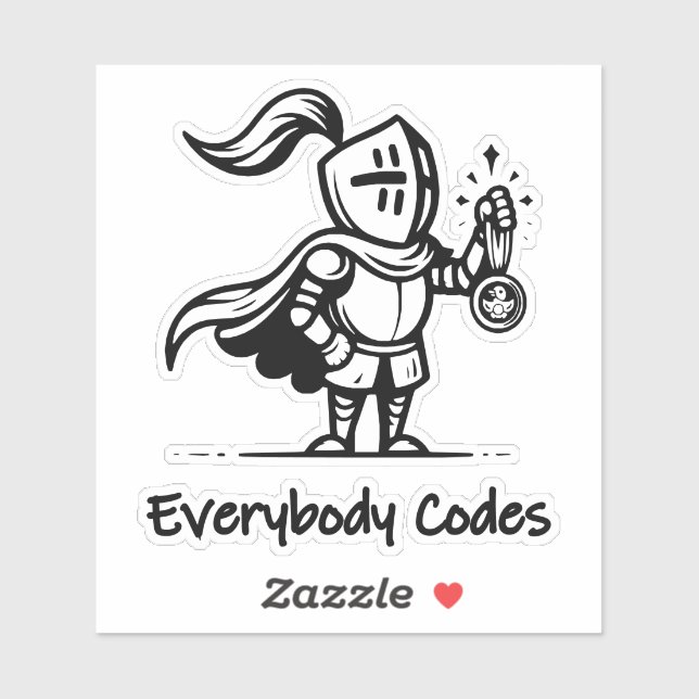 Pegatina Reino de Algoritmia Personalizado-Pegatina de Vini (Hoja)