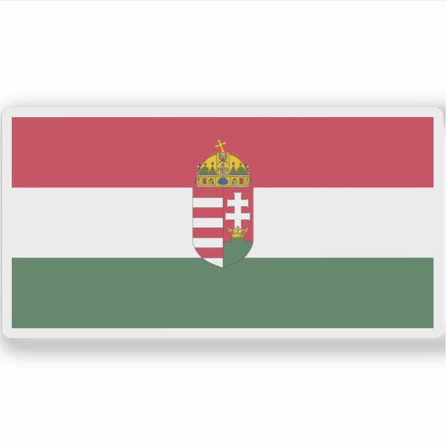 Pegatina Reino de Hungría (1915-1918, 1919-1946) (Anverso)