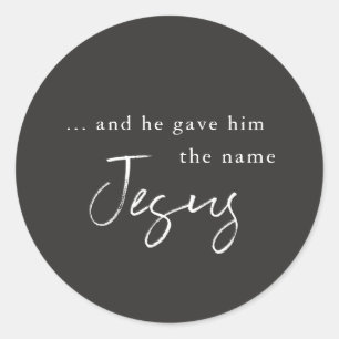 Pegatina religiosa de Navidad