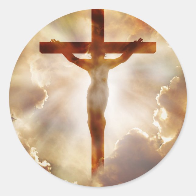 Pegatina religioso de época (Anverso)