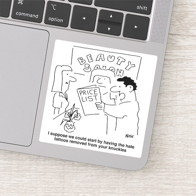 Pegatina Remoción de tatuajes en salón de belleza (Detalle)