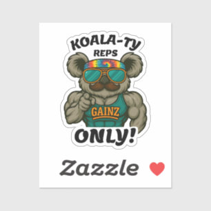 Pegatina Representaciones de Koala de Alta Calidad – Divert