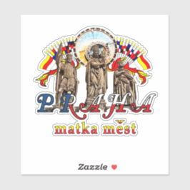 Pegatina República Checa de Praga