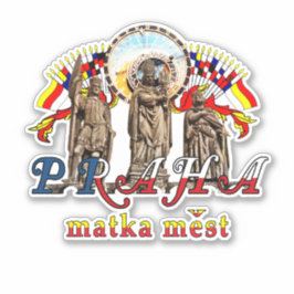 Pegatina República Checa de Praga