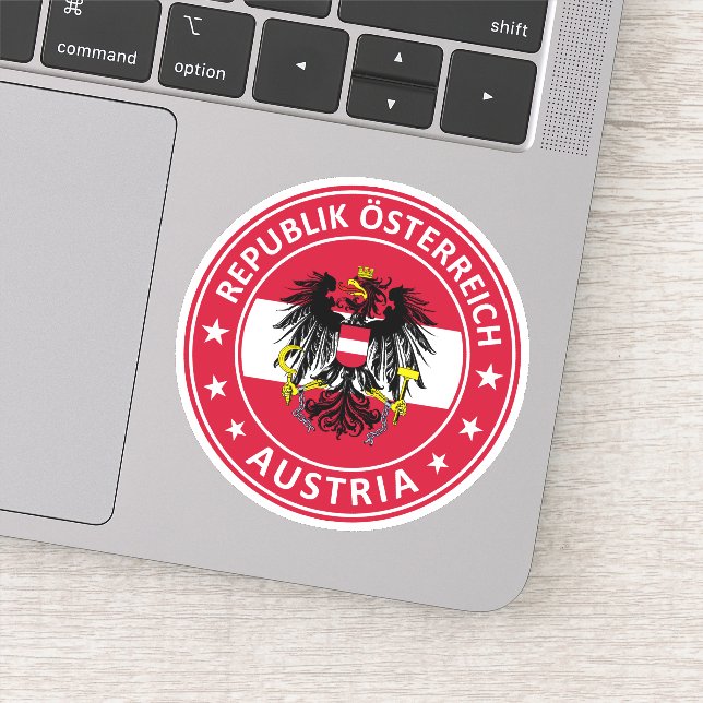 Pegatina República de Austria (Detalle)