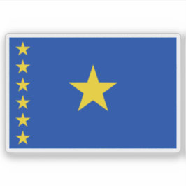 Pegatina República del Congo (Léopoldville), (1960–1963)