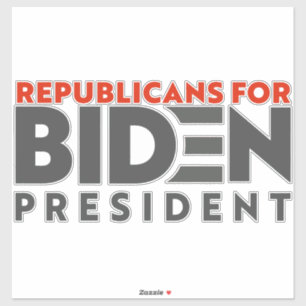 Pegatina Republicanos Por Joe Biden