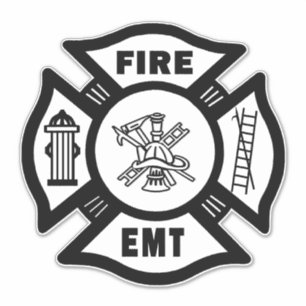 Pegatina Rescate de incendios de emergencia EMT Decretos