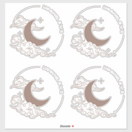 Pegatina Resplandores lunares