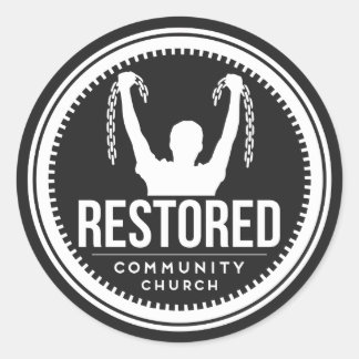 Pegatina restaurado (Rompiendo cadenas)